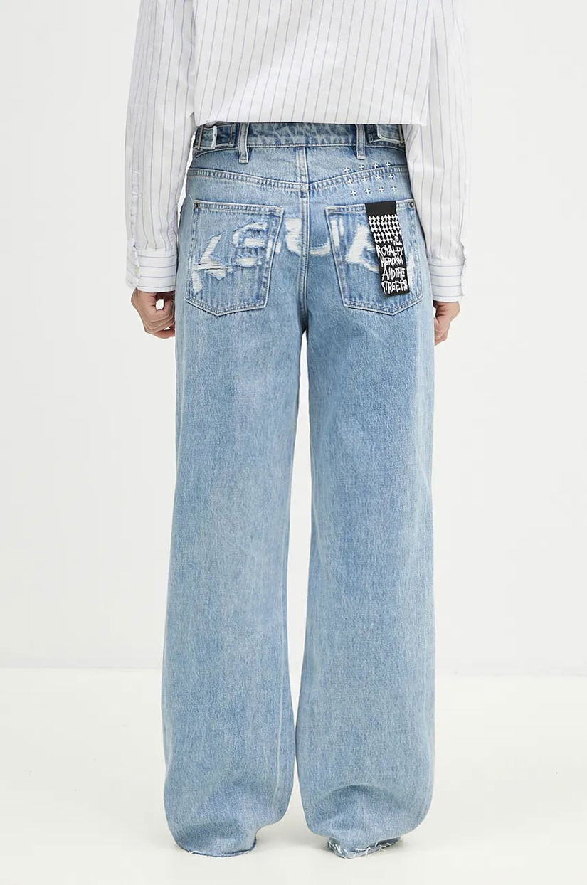 KSUBI jeansi Low Rider Torn Up femei high waist, WPF24DJ028