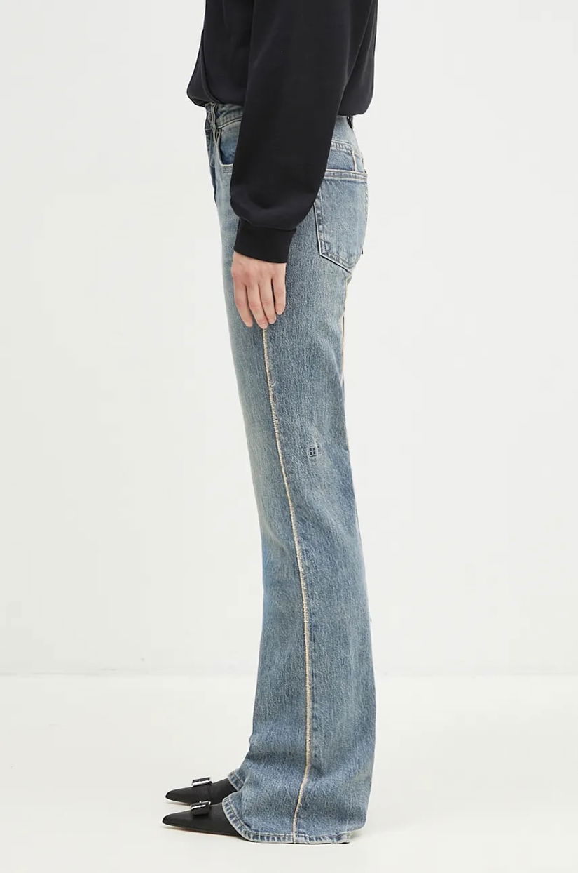 KSUBI jeansi Soho Frayed femei medium waist, WPF24DJ017