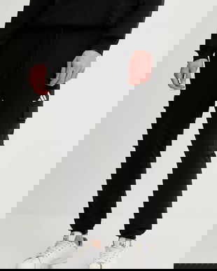 adidas pantaloni de trening Feelcozy culoarea negru, uni, JE3865