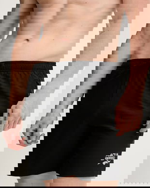 Aqua Speed pantaloni scurți de baie culoarea negru, DYLAN