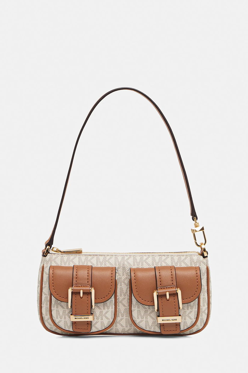 MICHAEL Michael Kors poșetă ZOEY culoarea bej, 32S5GZCU1B
