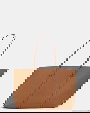 Tory Burch poșetă de piele Perry culoarea maro, 177235-200