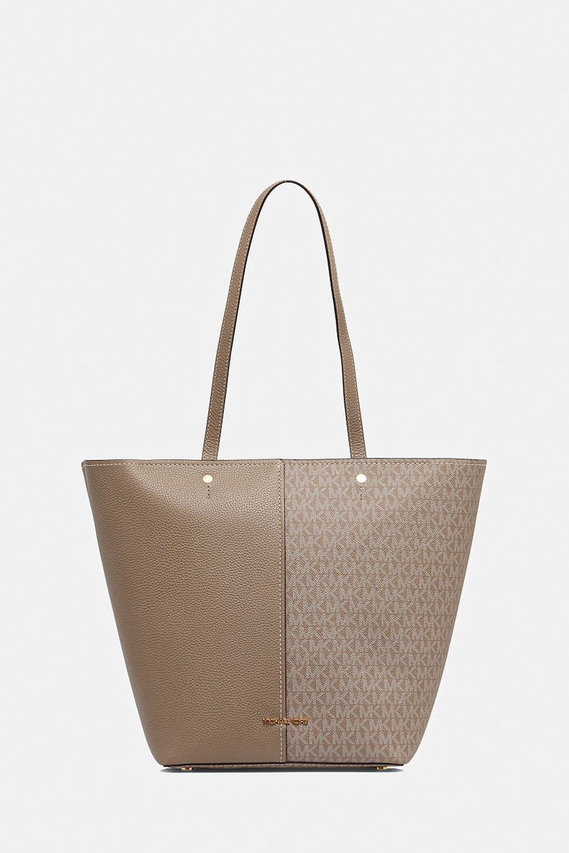 MICHAEL Michael Kors poșetă FLORA culoarea bej, 30T5GFFT3B