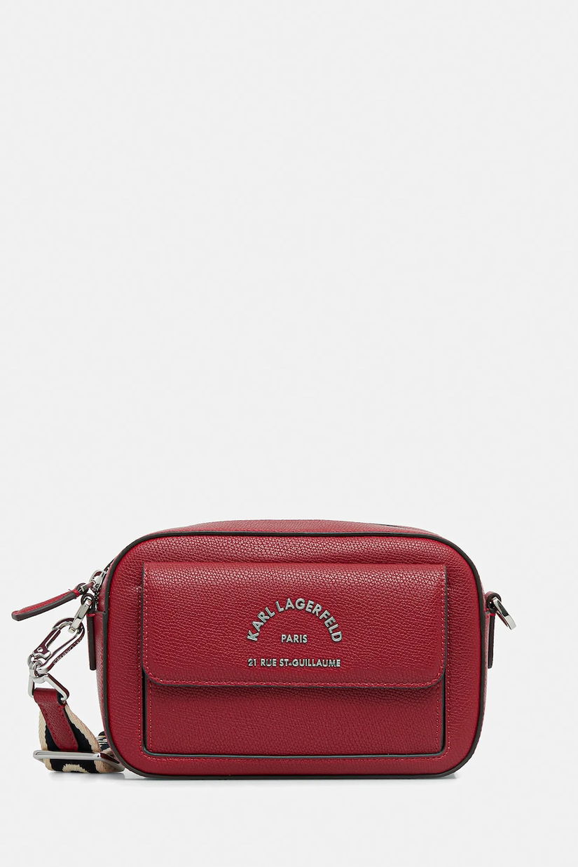 Karl Lagerfeld poșetă culoarea roșu, A3W30317