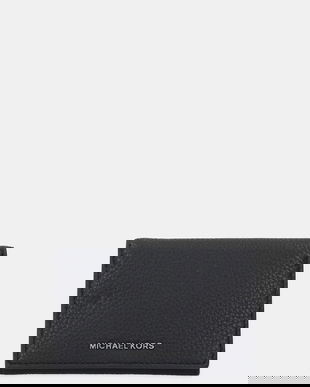 Michael Kors portofel de piele HUDSON culoarea negru, 39S5LHDD6L