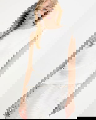 Samsoe Samsoe bluză SAALBERO culoarea bej, uni, F25200101