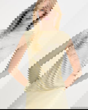 Samsoe Samsoe top SAVIRA culoarea bej, cu imprimeu, F25200099