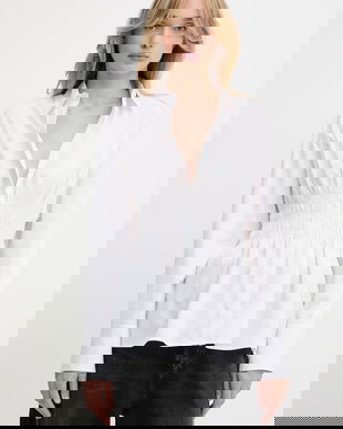 Rag & Bone cămașă din bumbac culoarea alb, cu guler clasic, relaxed, WAW25PA0317631