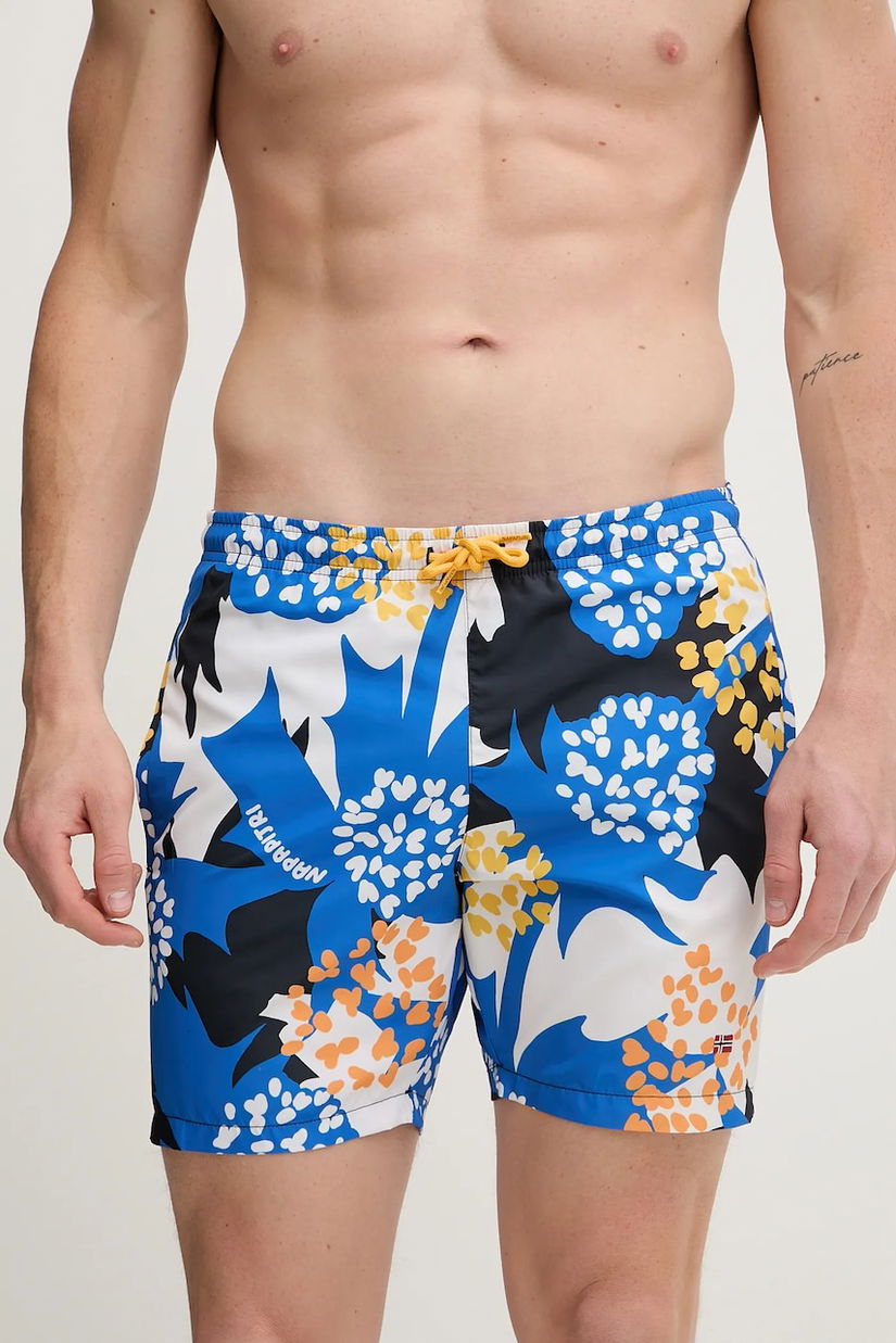 Napapijri pantaloni scurți V-Inuvik culoarea violet, NP0A4IBLFDB1