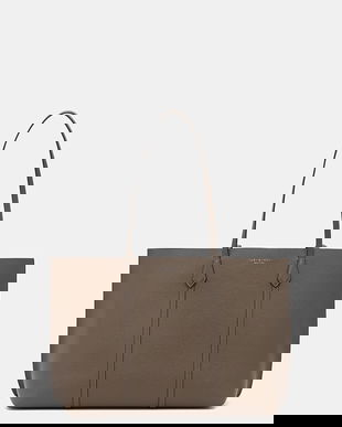 Tory Burch poșetă de piele Perry culoarea bej, 169476-250