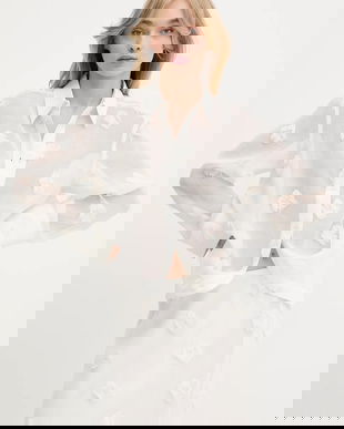 Samsoe Samsoe cămașă SANOT culoarea bej, cu guler clasic, relaxed, F25200058