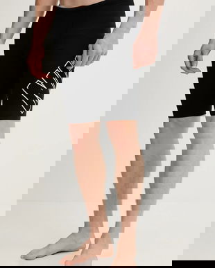 Nike pantaloni scurți de baie culoarea negru, NESSF022