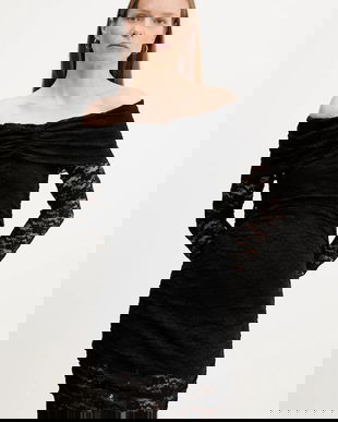 Answear Lab rochie culoarea negru, mini, mulata