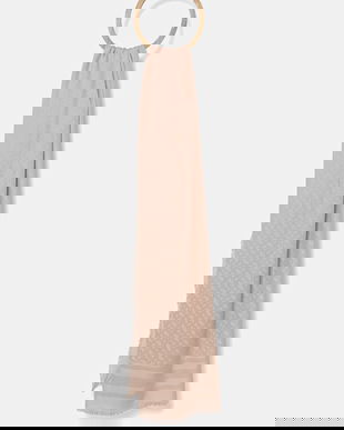 BOSS șal de mătase culoarea roz, uni, 50545663