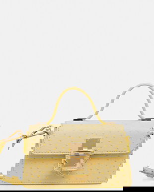 Aldo geantă CALLUNA culoarea galben, 13989475