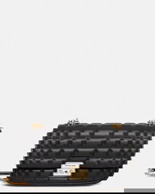 MICHAEL Michael Kors geantă de piele TRIBECA culoarea negru, 30R4G2RL7L