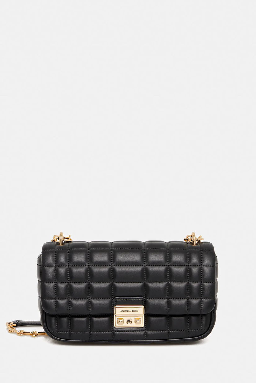 MICHAEL Michael Kors geantă de piele TRIBECA culoarea negru, 30R4G2RL7L