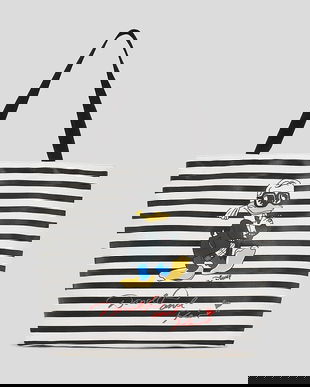 Karl Lagerfeld geantă cu două fețe KL X DISNEY culoarea negru, A3W50103