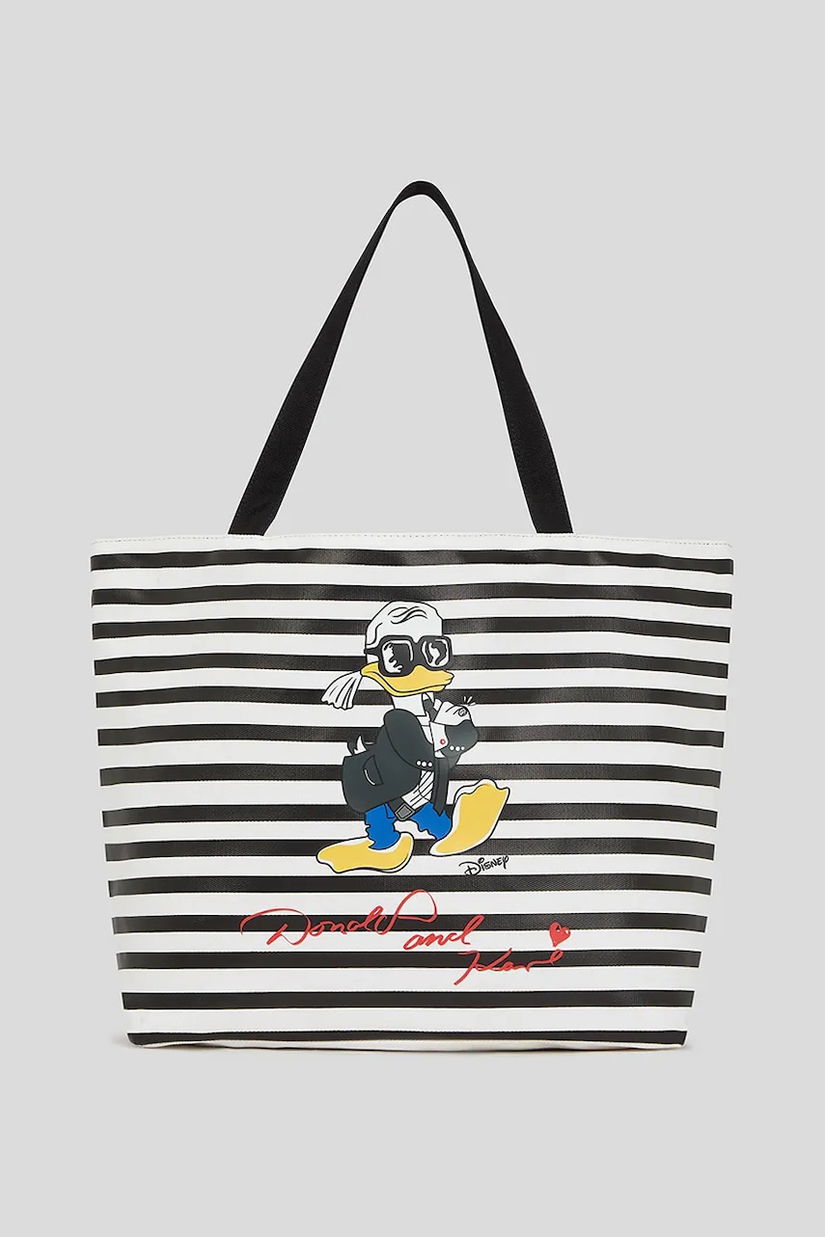 Karl Lagerfeld geantă cu două fețe KL X DISNEY culoarea negru, A3W50103