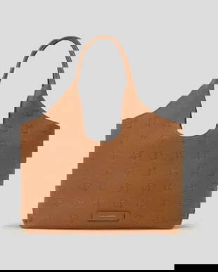 Karl Lagerfeld geantă IKON MONOGRAM culoarea maro, A3W30302