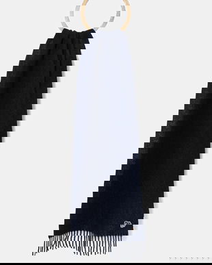 Paul Smith eșarfă de lână culoarea bleumarin, uni, M1A-150K-PZEBRA