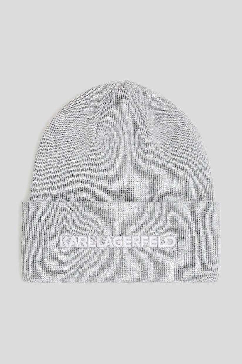 Karl Lagerfeld căciulă culoarea gri, A3W33143