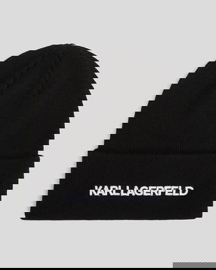 Karl Lagerfeld căciulă K/ESSENTIAL culoarea negru, A3W33143