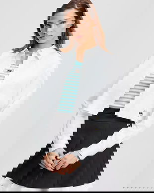 Karl Lagerfeld cămașă din bumbac IKON culoarea alb, cu guler clasic, regular, A3W11030