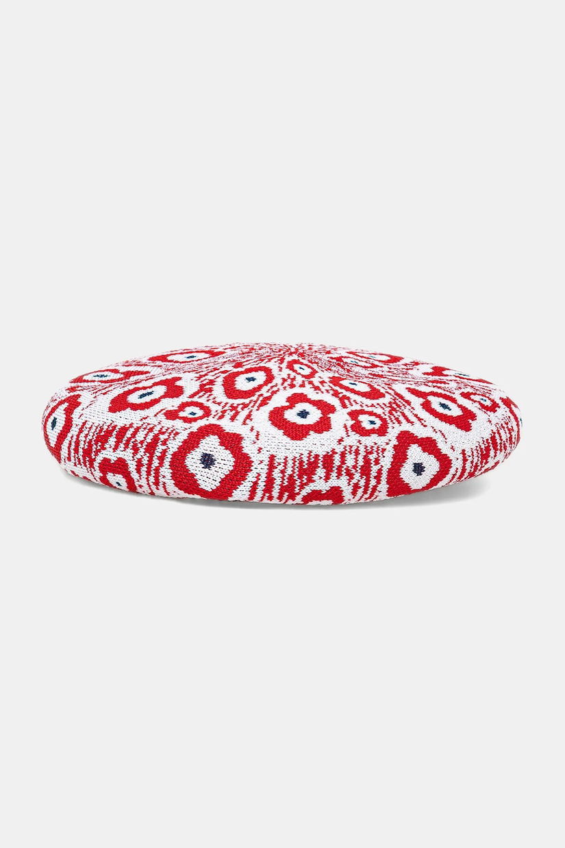 Kangol beretă RETRO FLOWER culoarea rosu, K3750.RD608