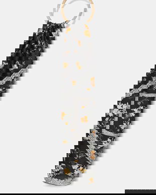 Answear Lab o esarfa din amestec de matase culoarea negru, modelator