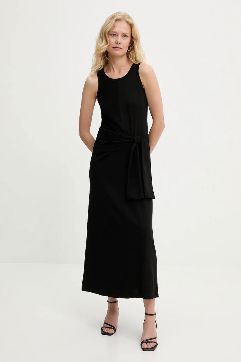 Answear Lab rochie culoarea negru, maxi, evazati