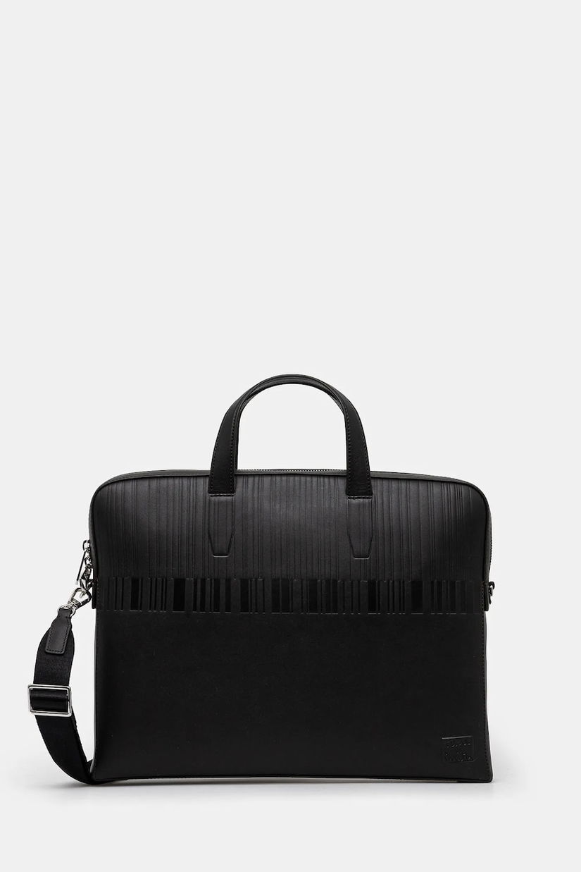 Paul Smith geantă laptop culoarea maro, M1A-8023-PEMBOS