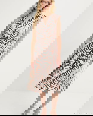 Answear Lab rochie culoarea roz, mini, evazati