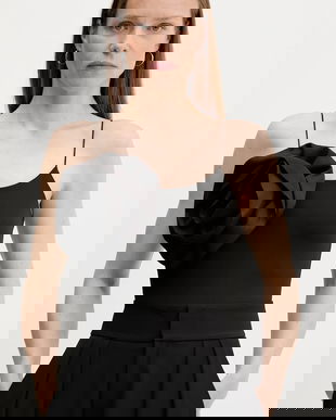 Answear Lab body culoarea negru, neted