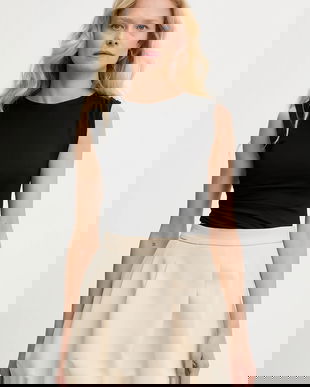 Answear Lab body culoarea negru, neted