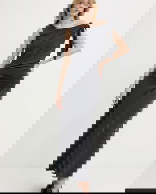 Samsoe Samsoe rochie SASUS culoarea negru, maxi, mulată, F25200039