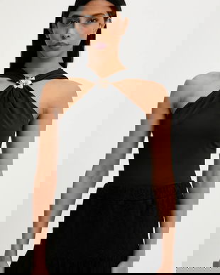 Answear Lab bluza culoarea negru, neted