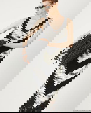 Medicine rochie din bumbac midi, mulata