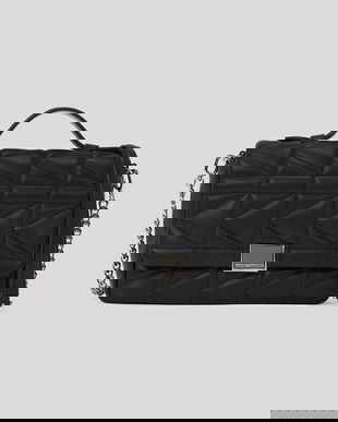 Karl Lagerfeld geantă K/KUILT culoarea maro, A1W30357