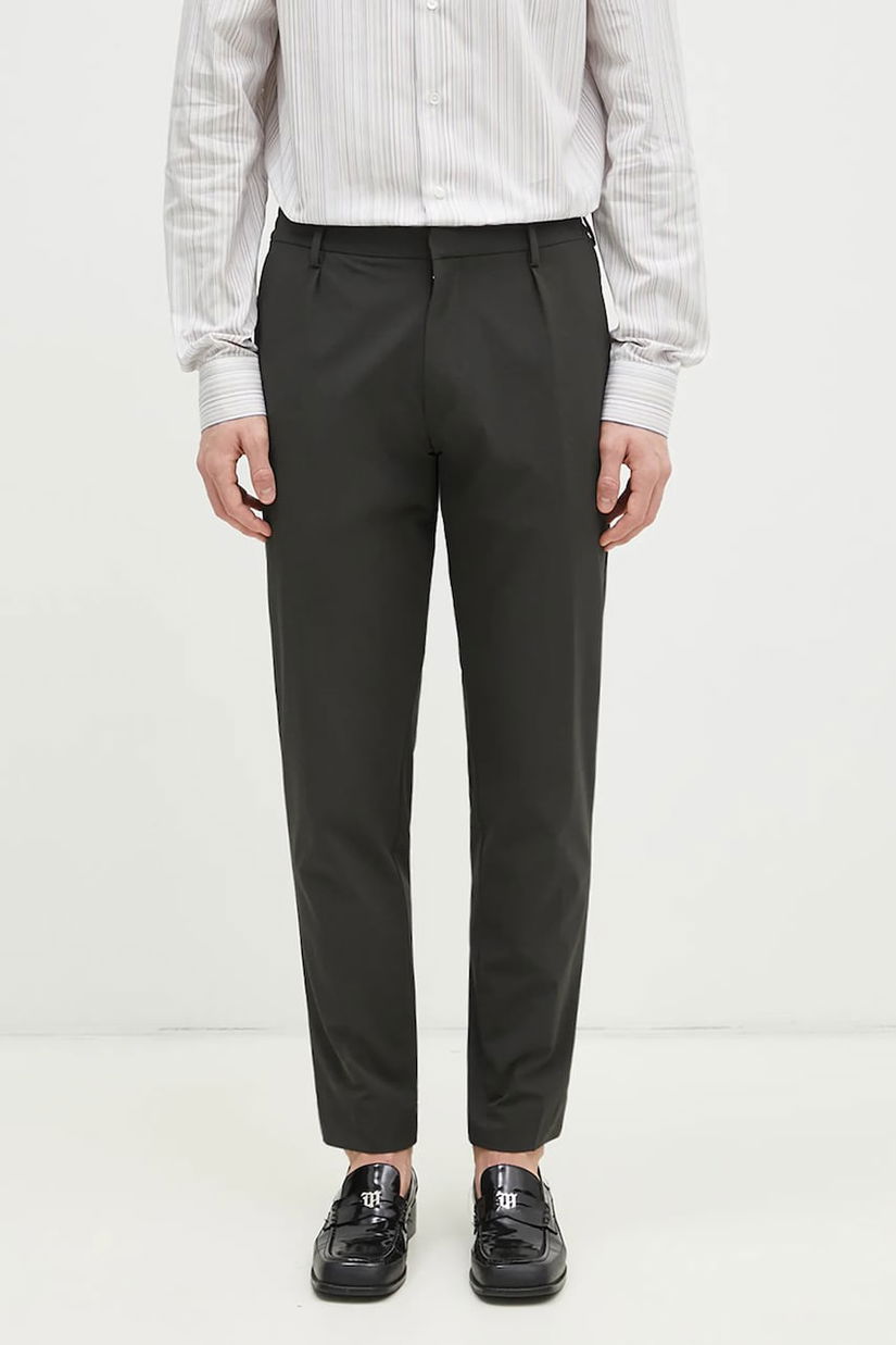 Paul Smith pantaloni bărbați, culoarea verde, drept, M1R-056Z-N02382