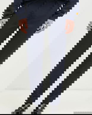 Paul Smith pantaloni bărbați, culoarea bleumarin, drept, M1R-056Z-N02382