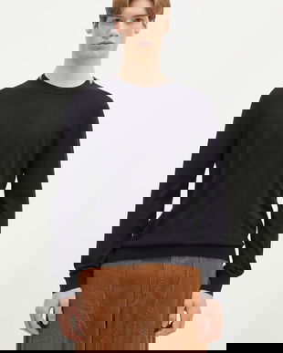 Paul Smith pulover de lână bărbați, culoarea bleumarin, light, M1R-251Z-P02094