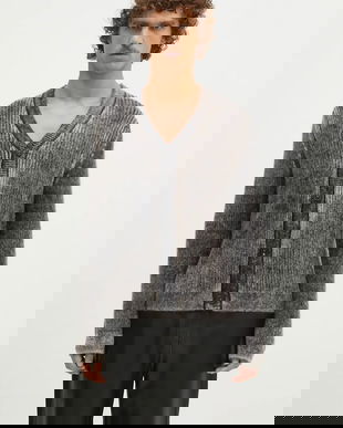 Paul Smith cardigan din amestec de lana culoarea gri, M1R-917Y-N02506