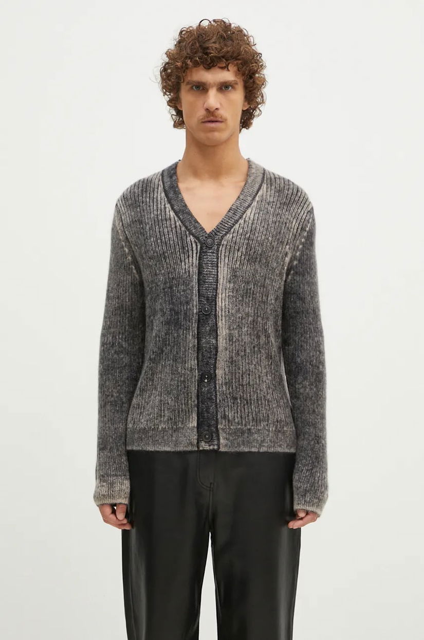 Paul Smith cardigan din amestec de lana culoarea gri, M1R-917Y-N02506