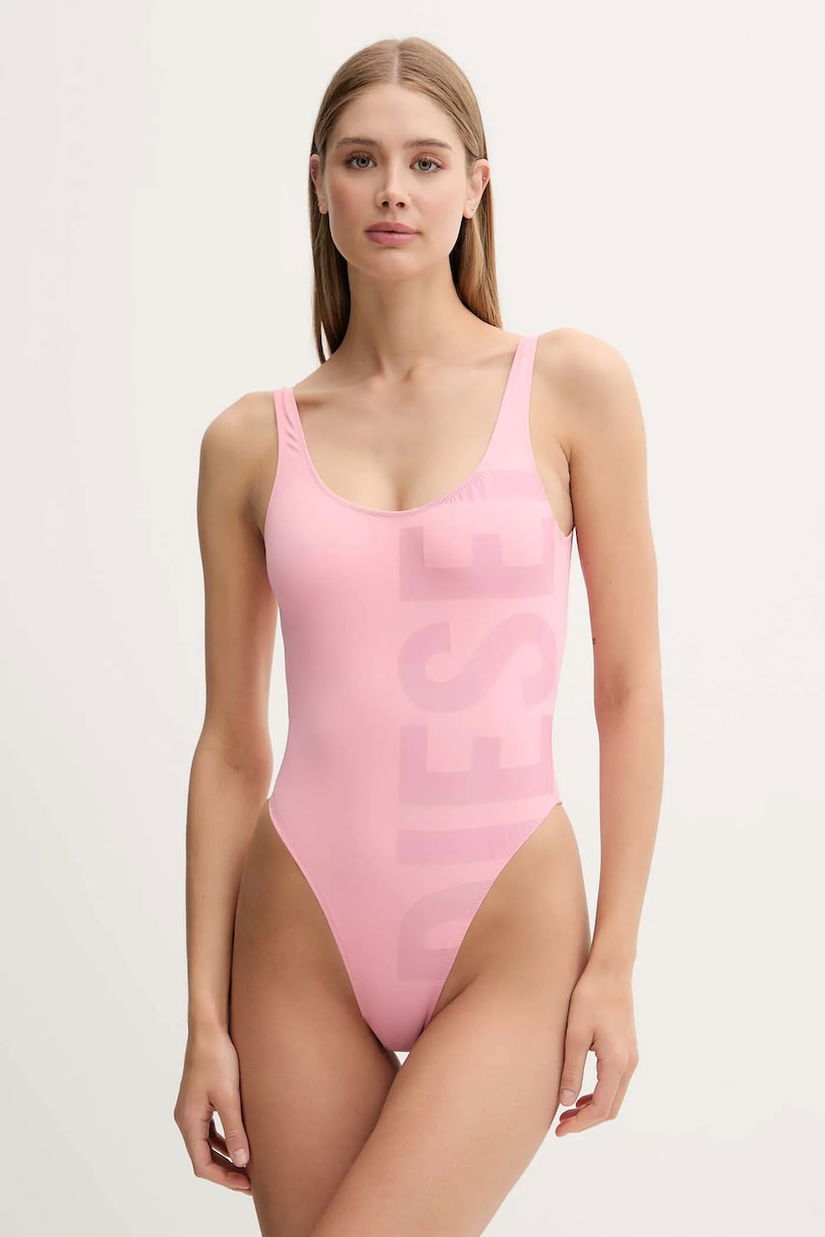 Diesel costum de baie dintr-o bucată BFSW-KYLIA SWIMSUIT culoarea negru, cupa moale, A15385.0HPAL