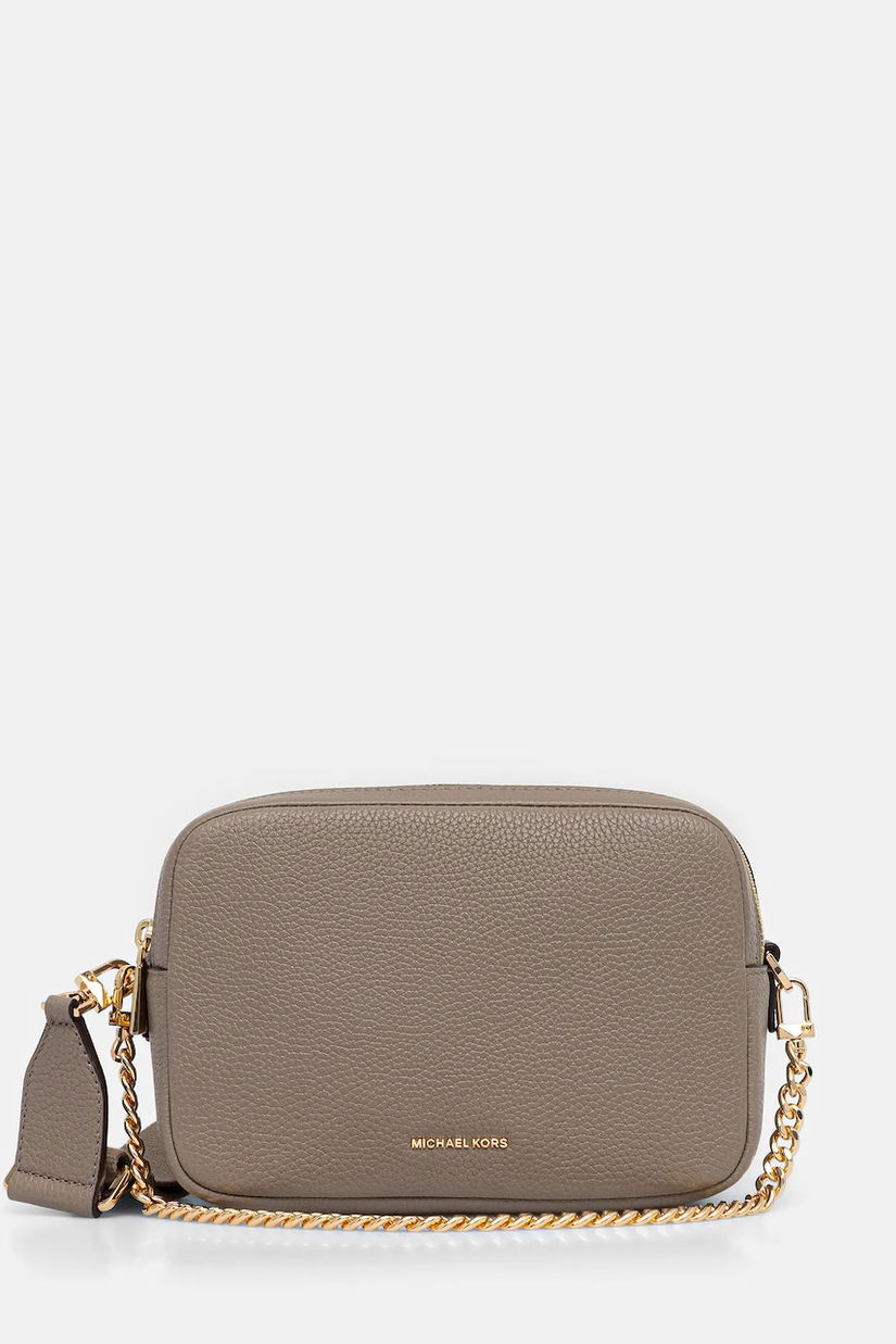 MICHAEL Michael Kors geantă de piele culoarea negru, 32S5GYTC5L