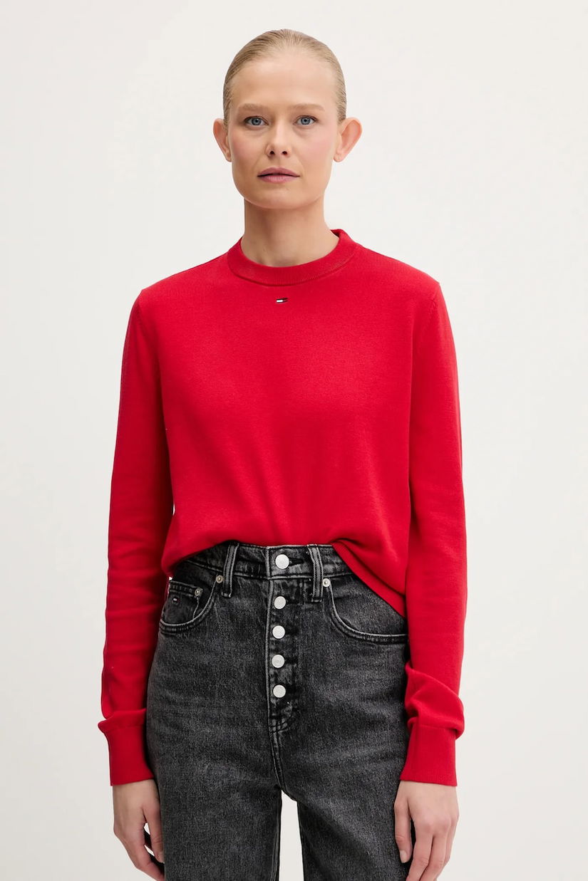 Tommy Jeans pulover de bumbac light, DW0DW20159