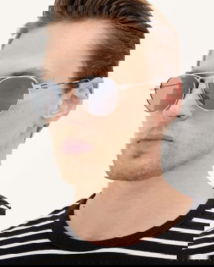 Saint Laurent ochelari de soare culoarea argintiu, SL 708