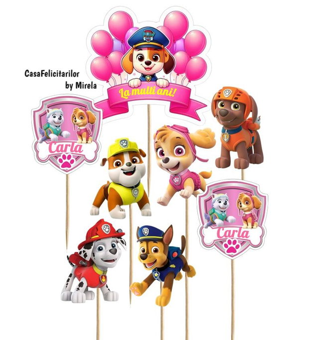 Set toppere tort Paw Patrol