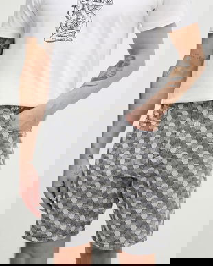 BALR. pantaloni scurți din bumbac bărbați, culoarea gri, B1433.1026